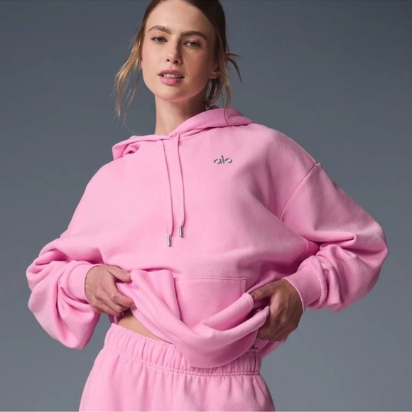 Hoodie Aéropostale 1987 Marled Pop Fuschia Pink Taille Small - Neuf Avec étiquettes